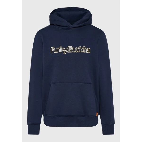 Funky Buddha Ανδρικό Φούτερ Με Κουκούλα (FBM014-030-06-NAVY)