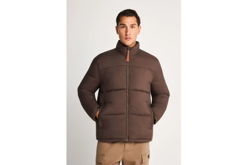 Funky Buddha Soft Shelter Μπουφάν Puffer Ανδρικό (FBM014-034-01-COFFEE-BEAN)