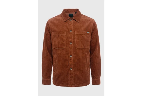 Funky Buddha Ανδρικό Πουκάμισο Casual (FBM014-035-05-GINGER-SPICE)