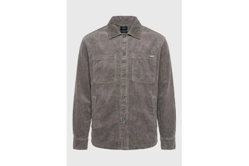 Funky Buddha Cotton Corduroy Πουκάμισο Μακρυμάνικο Ανδρικό (FBM014-035-05-MOON-MIST)