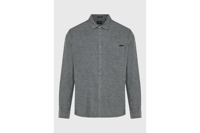 Funky Buddha Ανδρικό Πουκάμισο Casual (FBM014-045-05-ELEPHANT)