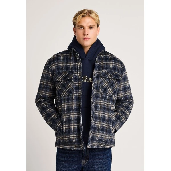 Funky Buddha Ανδρικό Τζάκετ Casual (FBM014-071-01-MIDNIGHT-BLUE)