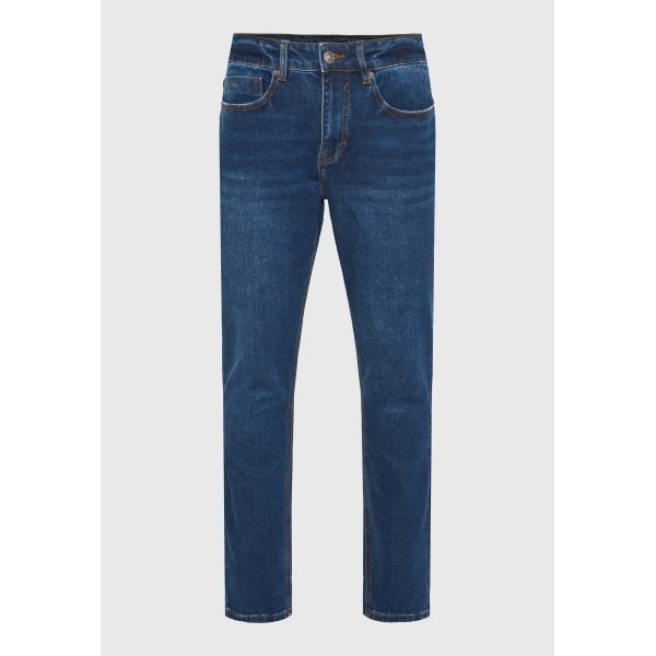 Funky Buddha Ανδρικό Τζιν Παντελόνι Tapered Fit (FBM014-072-02-MD-BLUE)