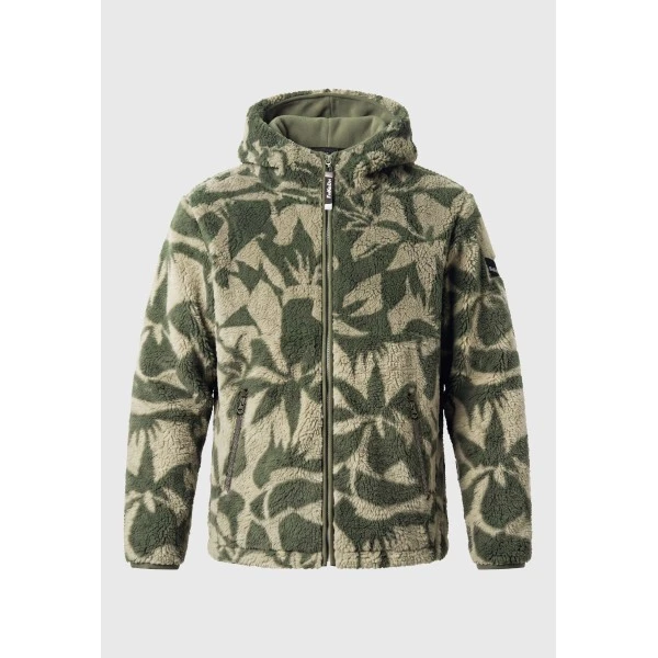 Funky Buddha All-Over Jacquard Pattern Ζακέτα Sherpa Ανδρική (FBM014-072-06-NEW-FOREST)