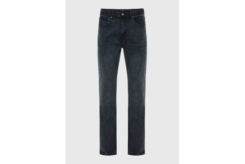 Funky Buddha Ανδρικό Τζιν Παντελόνι Tapered Fit (FBM014-073-02-BLUE-BLACK)