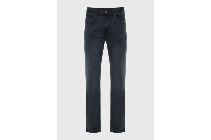 Funky Buddha Tapered Fit Ανδρικό Παντελόνι Τζιν Μπλε Σκούρο