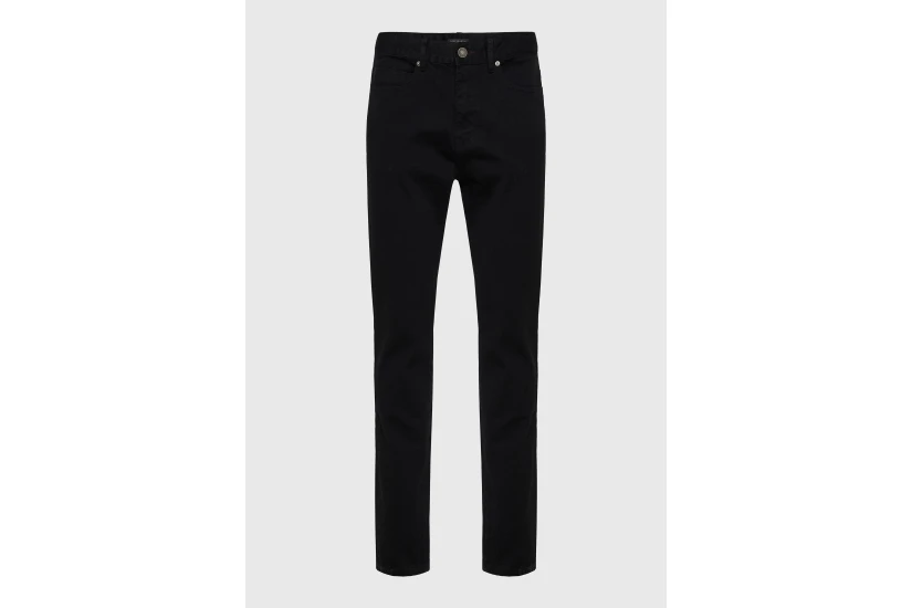 Funky Buddha Tapered Fit Ανδρικό Παντελόνι Τζιν Μαύρο