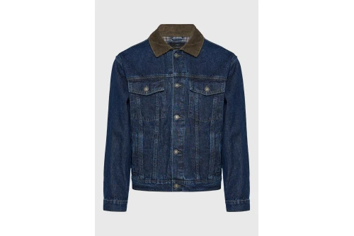 Funky Buddha Ανδρικό Τζιν Μπουφάν (FBM014-078-01-DK-BLUE)