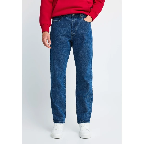 Funky Buddha Ανδρικό Τζιν Παντελόνι Regular Fit (FBM014-080-02-MD-BLUE)