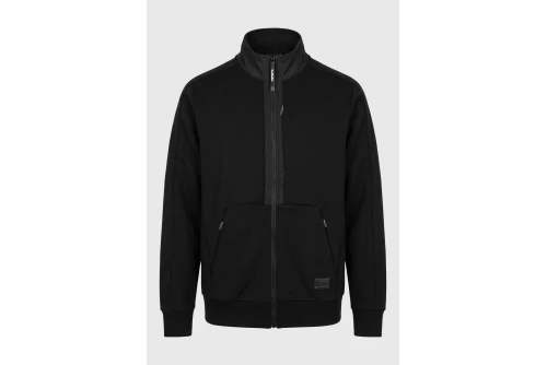 Funky Buddha Ανδρική Ζακέτα Φούτερ Με Κουκούλα (FBM014-082-06-BLACK)