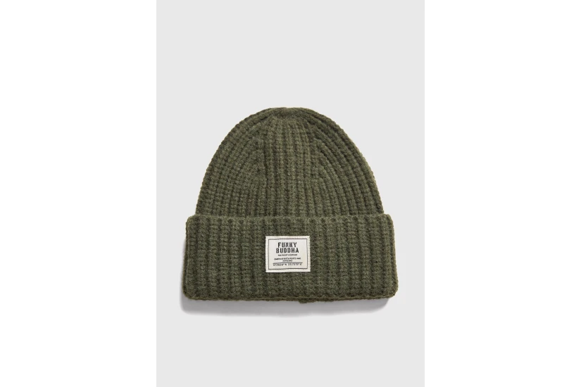 Funky Buddha Ανδρικός Σκούφος (FBM014-089-10-KHAKI)