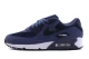 Nike Air Max 90 Ανδρικά Sneakers Μπλε Σκούρα, Λευκά