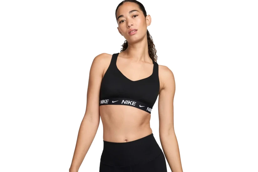 Nike Indy High-Support Dri-FIT Γυναικείο Μπουστάκι Μαύρο