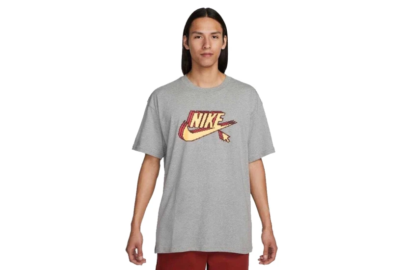 Nike Ανδρικό Κοντομάνικο T-Shirt Γκρι (FD1296 063)