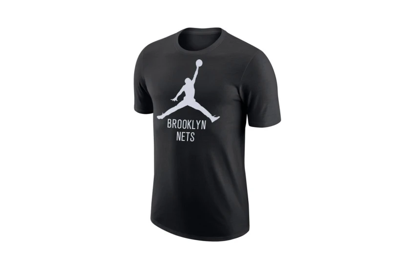 Jordan NBA Brooklyn Nets Παιδικό Κοντομάνικο T-Shirt Μαύρο