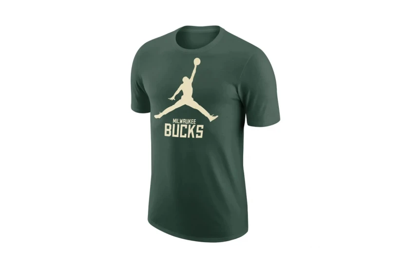 Jordan NBA Milwaukee Bucks Essential Ανδρικό Κοντομάνικο T-Shirt