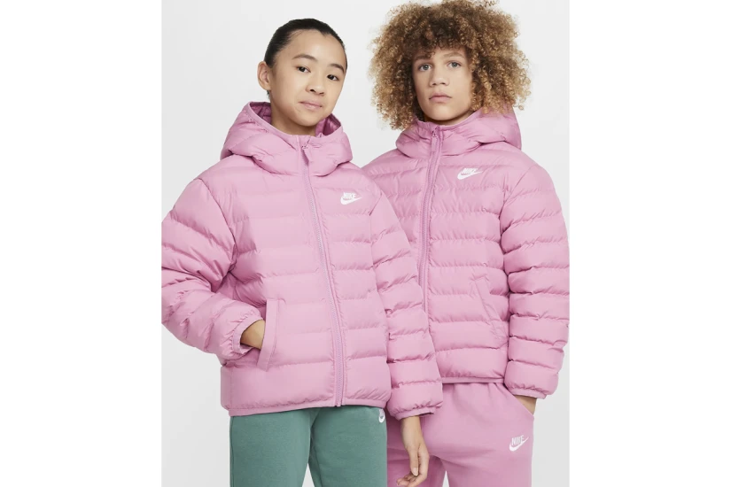 Nike Sportswear Lightweight Παιδικό Puffer Μπουφάν Ροζ