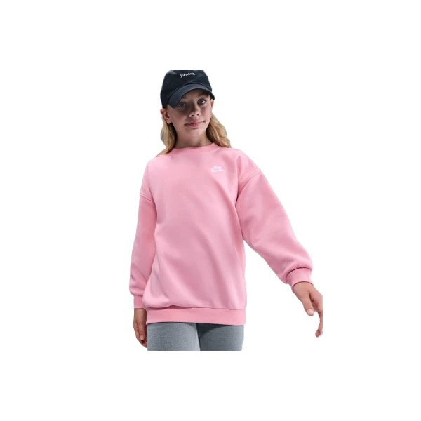 Nike Sportswear Club Fleece Μπλούζα Με Λαιμόκοψη (FD2923 690)