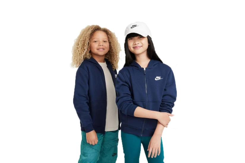 Nike Sportswear Club Fleece Παιδική Ζακέτα με Κουκούλα