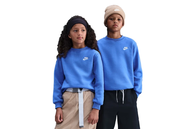 Nike Sportswear Club Fleece Παιδική Μακρυμάνικη Μπλούζα Μωβ