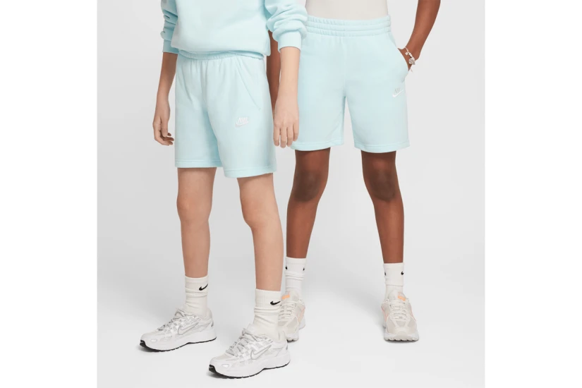 Nike Sportswear Club Fleece Παιδική Αθλητική Βερμούδα Σιέλ