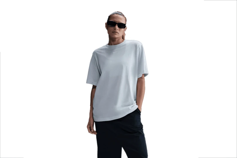Nike Sportswear Essentials Γυναικείο Κοντομάνικο T-Shirt Σιέλ