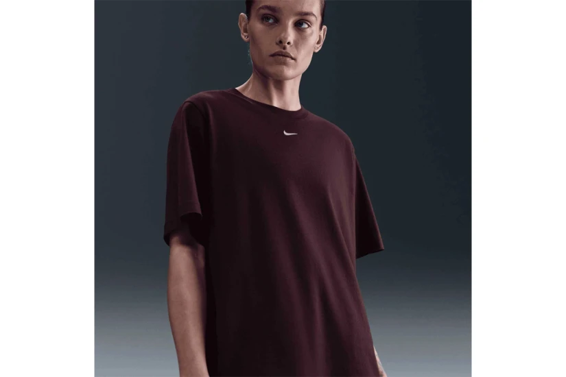 Nike Sportswear Essentials Γυναικείο Κοντομάνικο T-Shirt Μπορντό