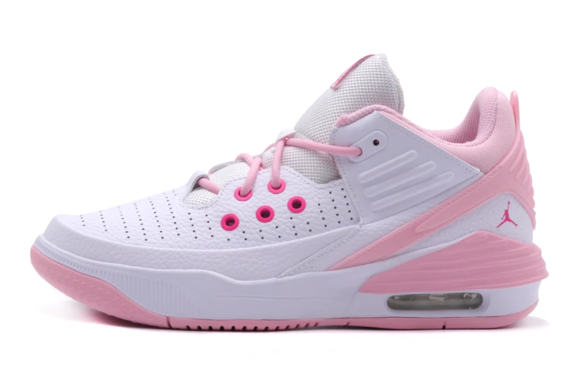 Jordan Max Aura 5 Παιδικά Sneakers Λευκά, Ροζ