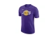 Nike Essential LA Lakers Κοντομάνικο T-Shirt Μωβ & Κίτρινο