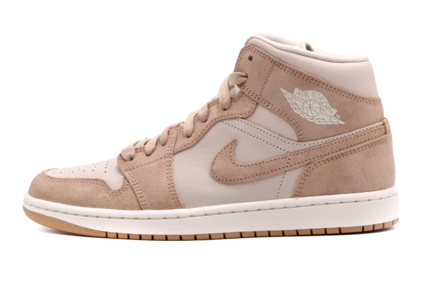 Jordan Air 1 Mid Special Edition Sneakers Μπεζ, Καφέ, Εκρού