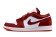 Jordan Air 1 Low Special Edition Ανδρικά Sneakers Μπορντό, Λευκά