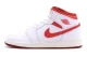 Jordan Air 1 Dune Red Special Edition Mid Sneakers Λευκά, Κόκκινα