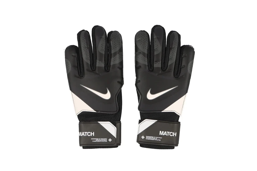 Nike Gk Match Ποδοσφαιρικά Γάντια Τερματοφύλακα Μαύρα, Λευκά