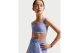 Nike Dri-FIT Swoosh Παιδικό Μπουστάκι Λεβάντα