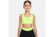 Nike Dri-FIT Swoosh Παιδικό Μπουστάκι Κίτρινο Φλούο