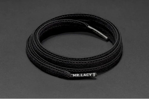 Mr.lacy Flexies 90Cm Κορδόνια Ελαστικά (FLEXIES BLACK)