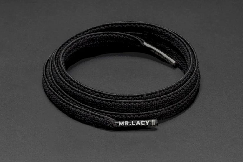 Mr.lacy Flexies 90Cm Κορδόνια Ελαστικά (FLEXIES BLACK)