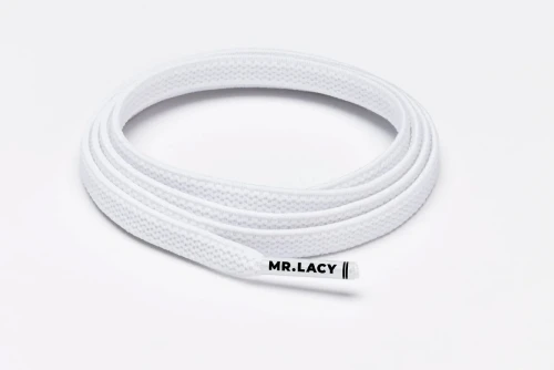 Mr.lacy Flexies 90Cm Κορδόνια Ελαστικά (FLEXIES WHITE)