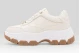 Guess Berrett 4G Logo Γυναικεία Sneakers Εκρού, Λευκά, Καφέ, Χρυσά