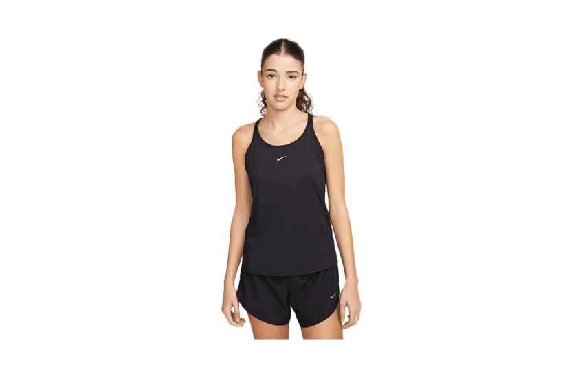 Nike One Classic Dri-FIT Γυναικεία Αμάνικη Μπλούζα Μαύρη