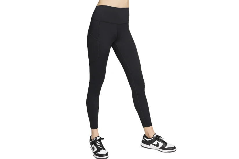 Nike One Dri-FIT Γυναικείο Ψηλόμεσο 7/8 Μακρύ Κολάν Μαύρο