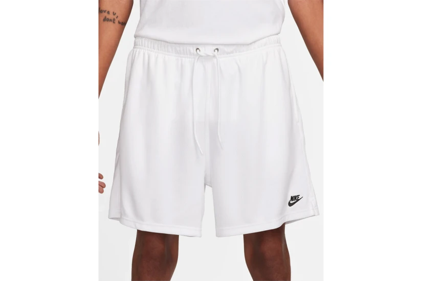 Nike Club Mesh Flow Ανδρικό Αθλητικό Σορτς Λευκό
