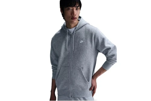 Nike Club Fleece Ζακέτα Βαμβακερή Ανδρική (FN3861 063)