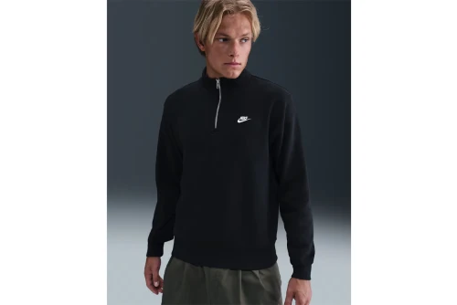 Nike Sportswear Club Fleece Μπλούζα Με Φερμουάρ Ανδρική (FN3864 010)