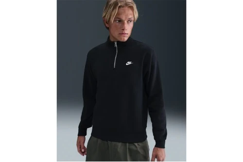 Nike Sportswear Club Fleece Μπλούζα Με Φερμουάρ Ανδρική (FN3864 010)