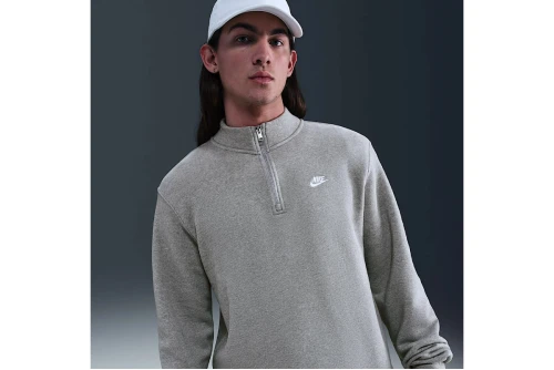 Nike Sportswear Club Fleece Μπλούζα Με Φερμουάρ Ανδρική (FN3864 063)