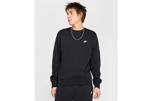 Nike Club Fleece Μπλούζα Με Λαιμόκοψη Ανδρική (FN3886 010)