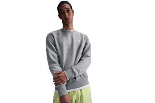 Nike Club Fleece Μπλούζα Με Λαιμόκοψη Ανδρική (FN3886 063)