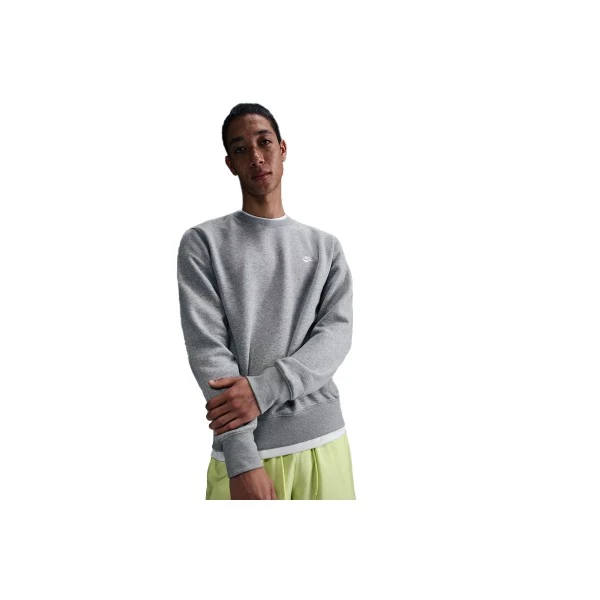 Nike Club Fleece Μπλούζα Με Λαιμόκοψη Ανδρική (FN3886 063)