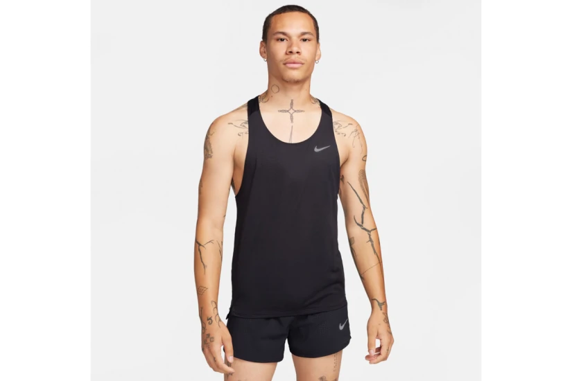 Nike Fast Dri-FIT Ανδρική Αμάνικη Μπλούζα Μαύρη